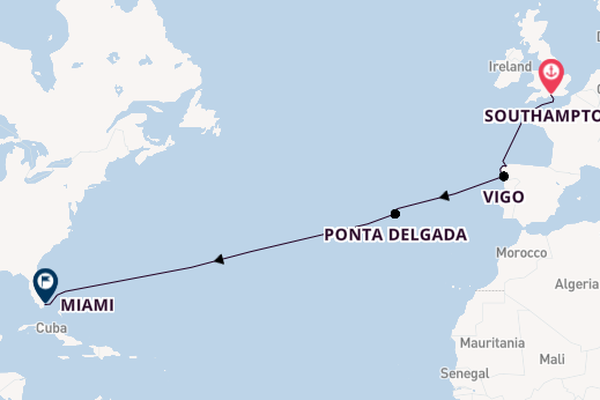 Transatlantic from Southampton, England with the Freedom of the Seas