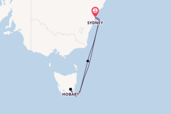 Geniet van een 6-daagse cruise naar Sydney
