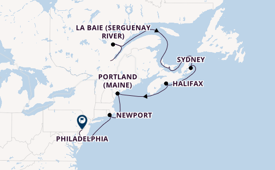 USA Ostküste ab Québec, Kanada auf der Norwegian Pearl