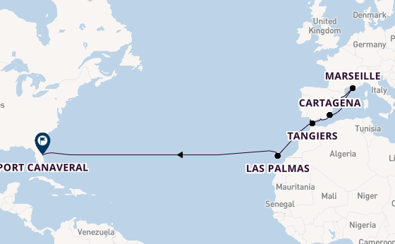 Transatlantic from Barcelona, Spain with the Norwegian Escape