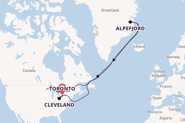 Arctic Ocean from Toronto, Canada with the Viking Octantis