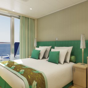 Come aboard the undefined and discover one of 41 cabin categories on a total of 13 decks that can accommodate 3002 passengers. Choose your dream cabin and feel at home on board the undefined!