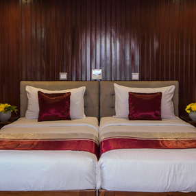 Come aboard the undefined and discover one of 2 cabin categories on a total of 2 decks that can accommodate 56 passengers. Choose your dream cabin and feel at home on board the undefined!
