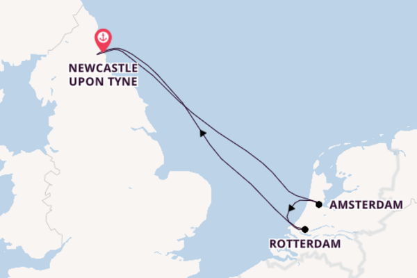 Journey from Newcastle upon Tyne with the Borealis