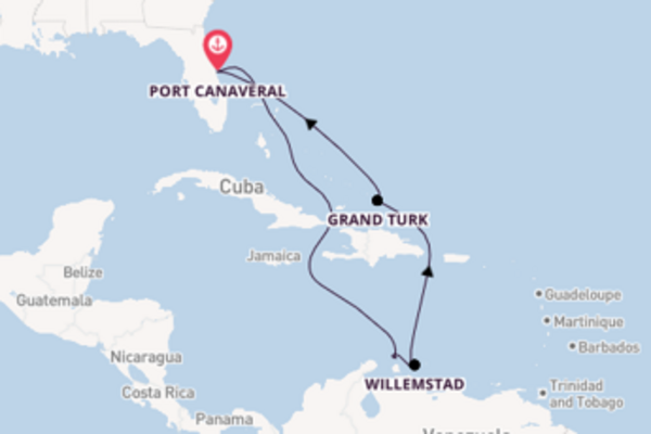 Cruise met Carnival Cruise Line naar Oranjestad