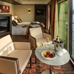 Come aboard the Avalon Artistry II and discover one of 6 cabin categories on a total of 4 decks that can accommodate 128 passengers. Choose your dream cabin and feel at home on board the Avalon Artistry II!