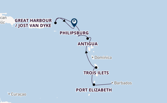 Caribbean from Bridgetown, Barbados with the Seabourn Ovation 