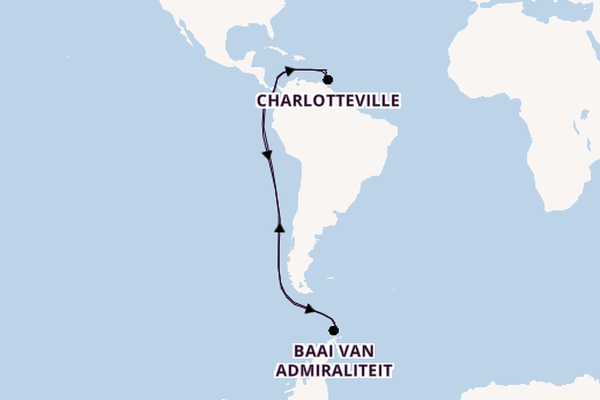 Zuidelijke Caraïben vanaf St. George's, Grenada met de Star Clipper