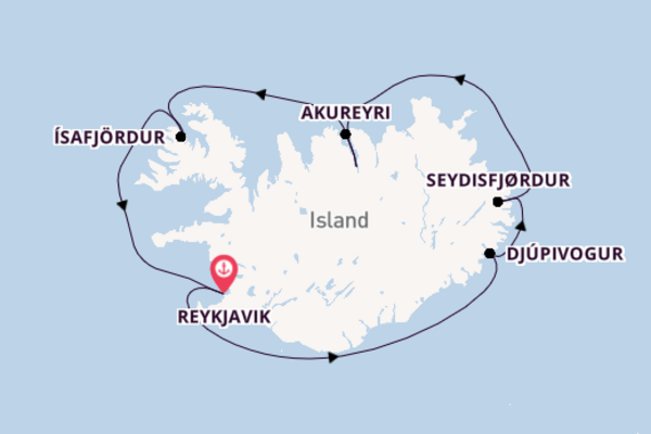 Wundervolle Kreuzfahrt über Djúpivogur ab Reykjavik