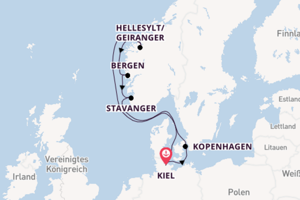 Faszinierende Reise nach Kiel