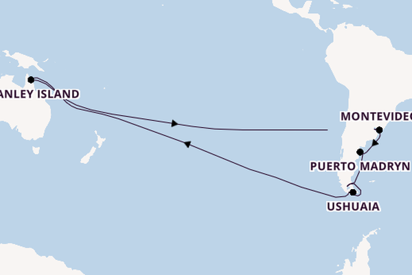 Transpacific from Buenos Aires, Argentina with the Seven Seas Splendor