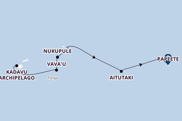 Polynesië vanaf Lautoka, Fiji met de Seabourn Pursuit