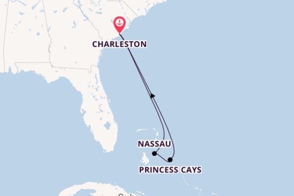 Cruise met Carnival Cruise Line naar Princess Cays