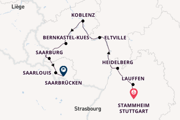 Von Stammheim Stuttgart über Lauffen in 8 Tagen