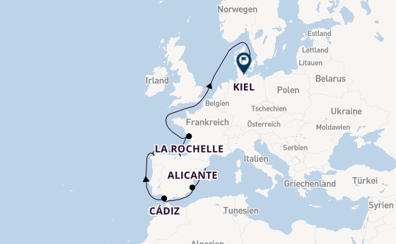 MSC Euribia - Mediterran starten & nordisch ankommen