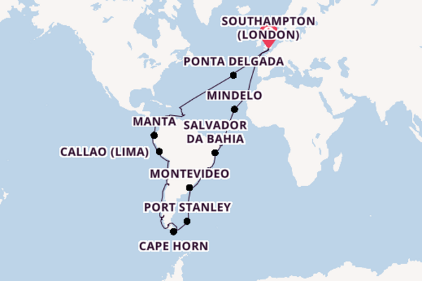 Transatlantic & Repositioning From Southampton with the Aurora