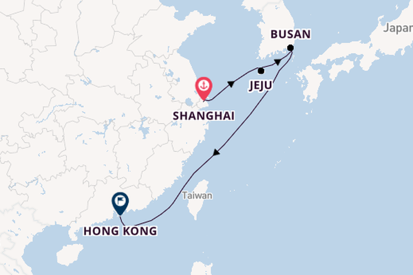 China from Shanghai, China with the Spectrum of the Seas