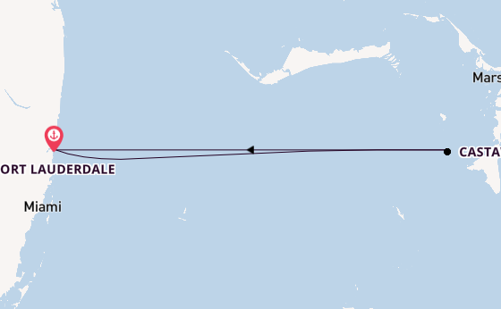 Caribbean vanaf Fort Lauderdale, Verenigde Staten met de Disney Dream