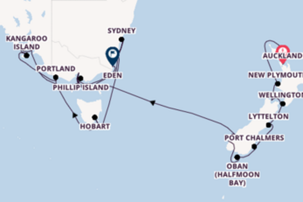 Kreuzfahrt mit Seabourn Odyssey von Auckland nach Sydney