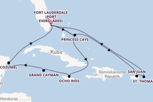 15 Tage Karibik Reise