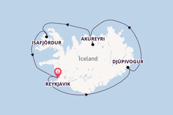 Arctic From Reykjavik with the Celebrity Silhouette