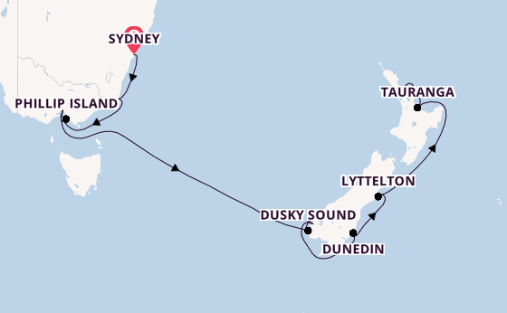 Australia and New Zealand from Sydney, Australia with the Norwegian Spirit 