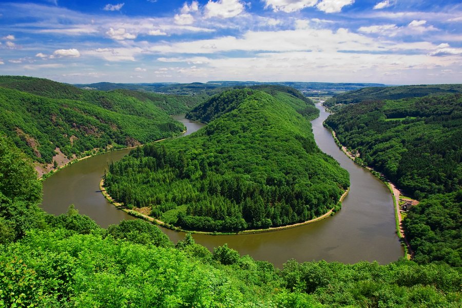 Donau ab Linz, Österreich auf der MS France (CroisiEurope)