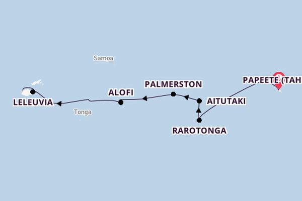 Polynesien ab Papeete (Tahiti), Französisch-Polynesien auf der Silver Cloud
