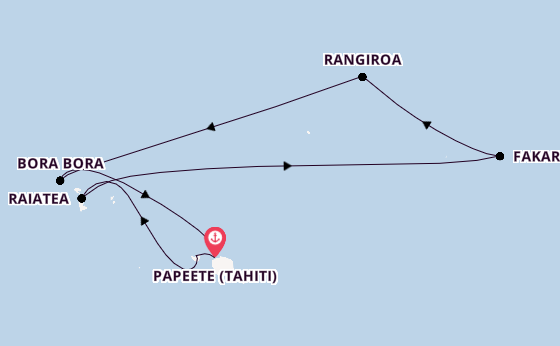 Französisch-Polynesien ab Papeete (Tahiti), Französisch-Polynesien auf der Silver Whisper