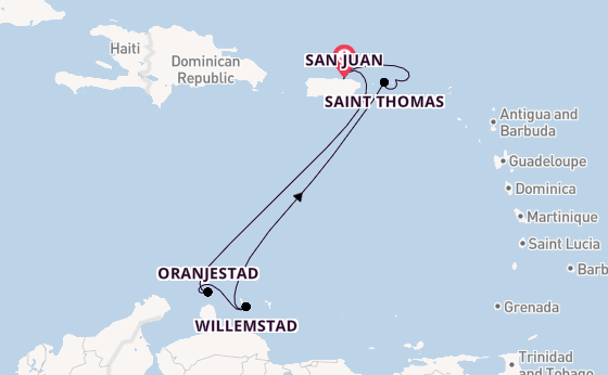 Caribbean from San Juan, Puerto Rico with the Norwegian Prima