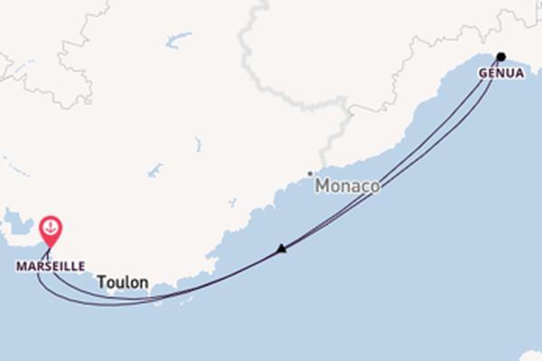 Westliches Mittelmeer ab Marseille, Frankreich auf der MSC Magnifica