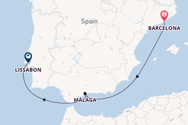 Westelijke Middellandse Zee vanaf Barcelona, Spanje met de EXPLORA II