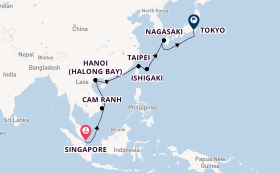Luxury Southeast Asia & Japan with Singapore & Tokyo Stays