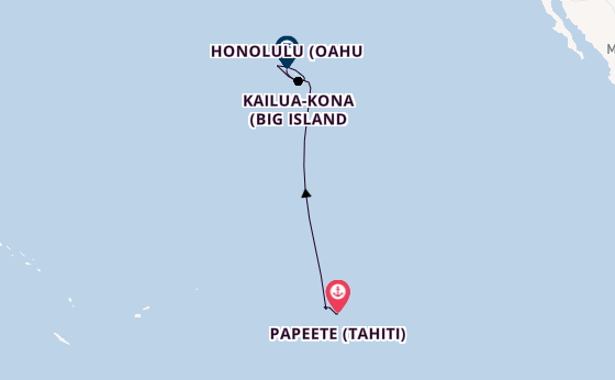 Polynesien ab Papeete (Tahiti), Französisch-Polynesien auf der Norwegian Spirit