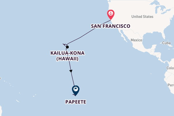 Pacific Islands: San Francisco to Tahiti with Stays