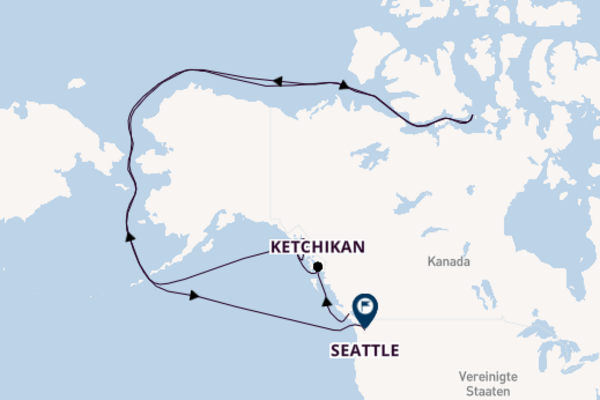 Einzigartige Kreuzfahrt von Vancouver Island nach Seattle