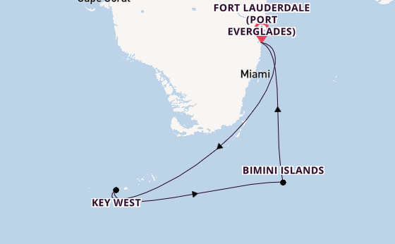 Caribbean from Fort Lauderdale (Port Everglades), Florida with the Celebrity Reflection