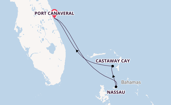 Caribbean from Port Canaveral, Florida with the Disney Fantasy