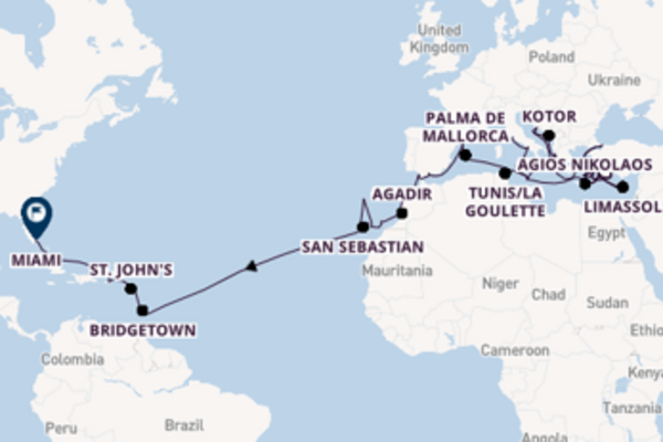 Cruising with Oceania Cruises from Rome (Civitavecchia) to Miami