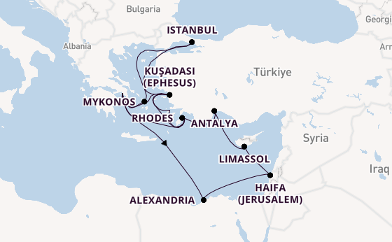 Greek Isles with Rhodes & Egypt