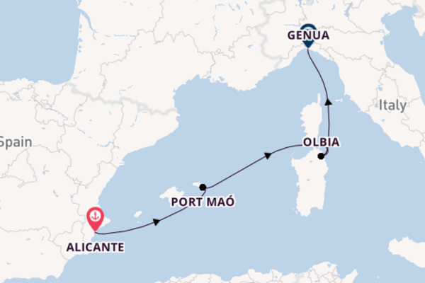 Cruise met MSC Cruises naar Port Maó