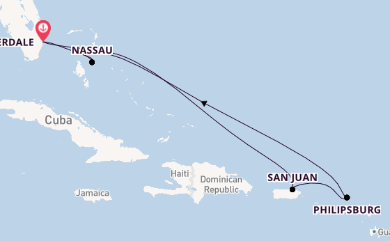 Caribbean vanaf Fort Lauderdale, Verenigde Staten met de Symphony of the Seas℠