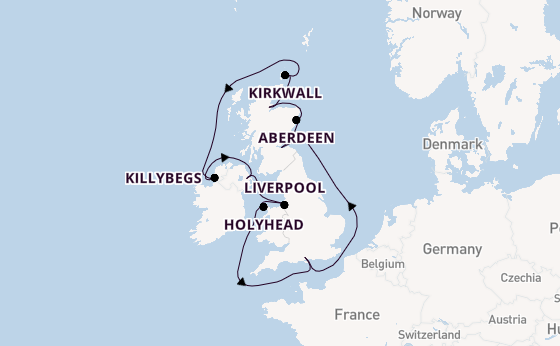 No Fly Four Queens British Isles Celebration Voyage
