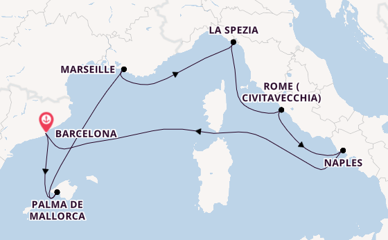 Legends of the Western Mediterranean With Salou Stay