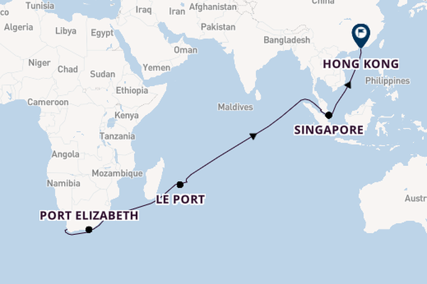 Luxury Cape Town to Hong Kong & Stays