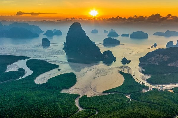 Baai van Phang Nga, Thailand