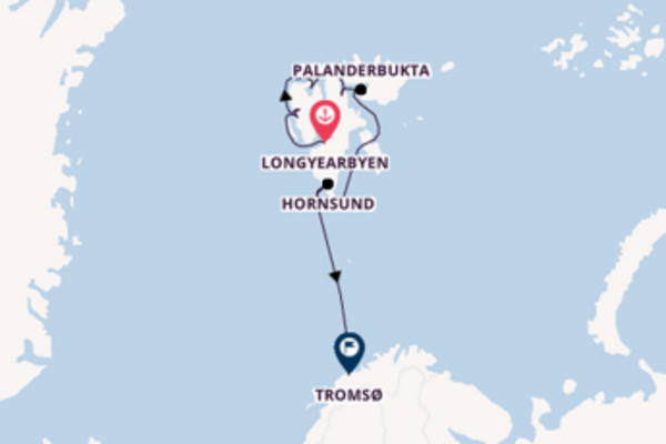 11-tägige Kreuzfahrt von Longyearbyen, Norwegen nach Tromsø, Norwegen