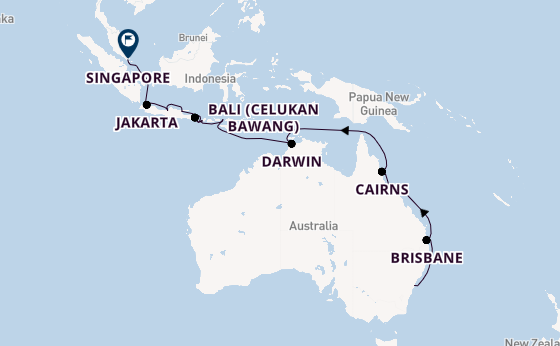 Southeast Asia from Sydney, Australia with the Seven Seas Explorer