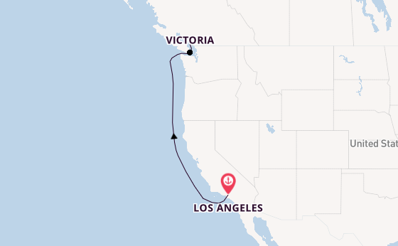 USA West Coast from Australia with the Coral Princess