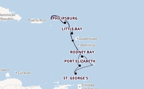 Southern Caribbean from Bridgetown, Barbados with the Seabourn Ovation 